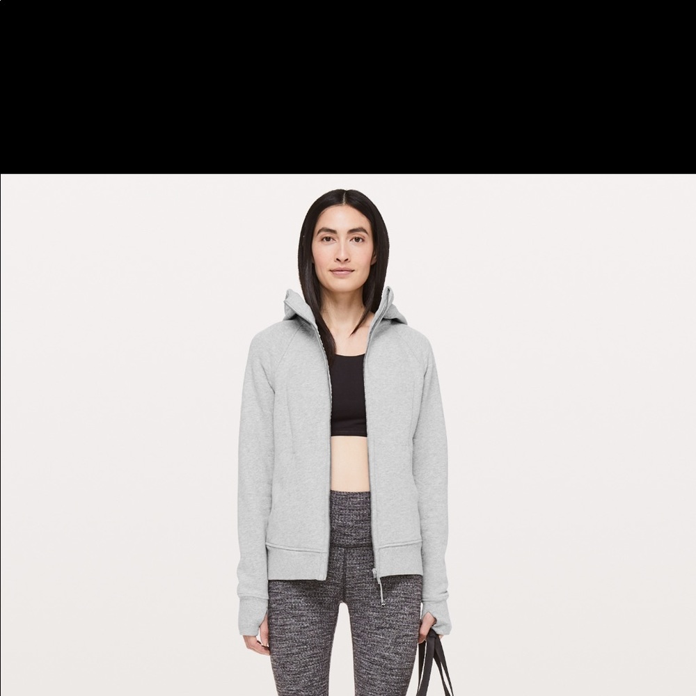 Gray scuba hoodie